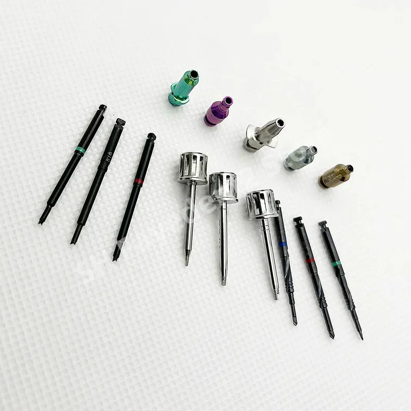 Dental Broken Implant Screw Abutment Screw Extractor Reverse Drill Failed Fixture Remover Implant Screws Bur Tool