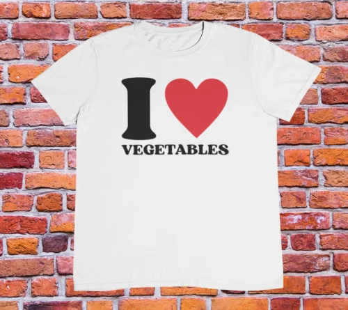 Camiseta I Love Vegetables