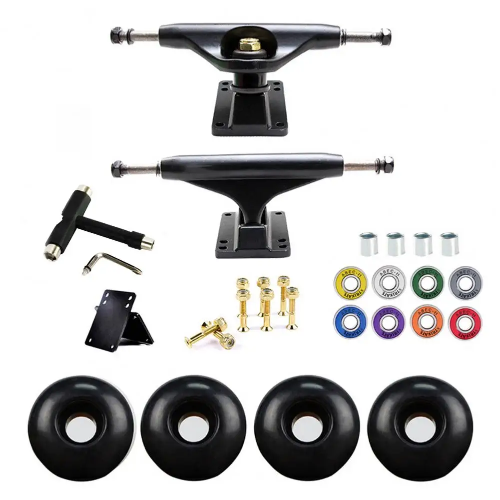 Skateboard Wheels Bracket 5inch Wear-resistant Skateboard Wheels Assembly Bracket Parts Kit