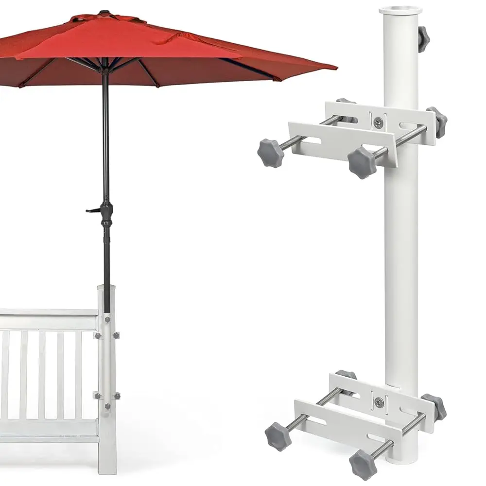 

304 Stainl Steel Patio Umbrella Holder, Heavy-Duty Umbrella De Mount, For Outdoor Umbrella Holder For De Railing,Post De
