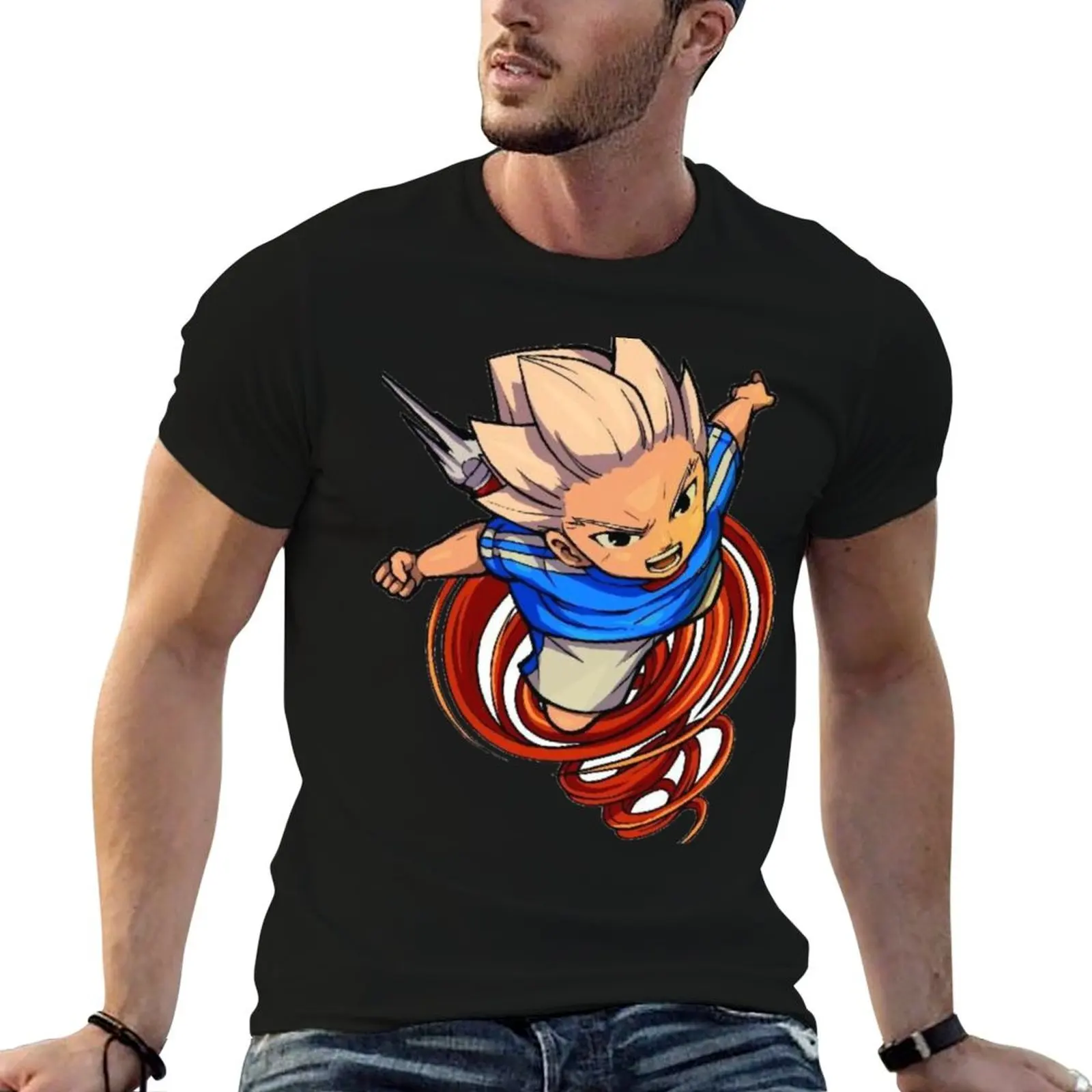 

Inazuma Eleven : Axel Blaze (gouenji) fanart ! T-Shirt t shirts for man cotton funny T-Shirt
