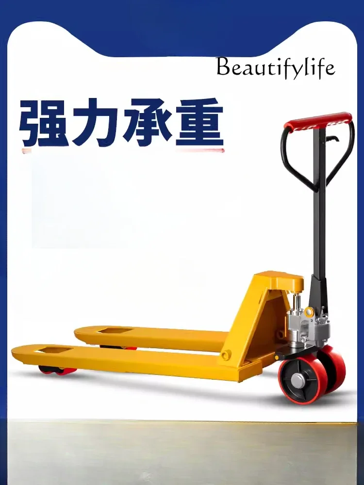 

Forklift Manual Hydraulic Truck Land Cattle Forklift Pallet Loading Truck Hydraulic Push Trailer