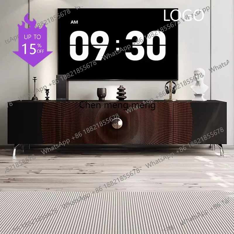 

C5556 Italian minimalist TV cabinet Modern minimalist living room antique household TV storage cabinet
