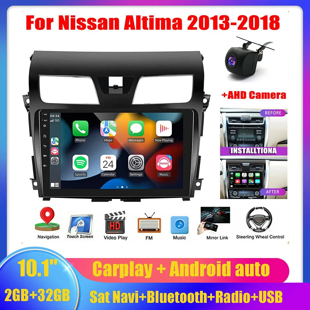 

Navigation Android 14 For Nissan Teana Altima 2013 2014- 2018 Car Radio Multimedia Video Player Wireless Carplay GPS 2din dvd