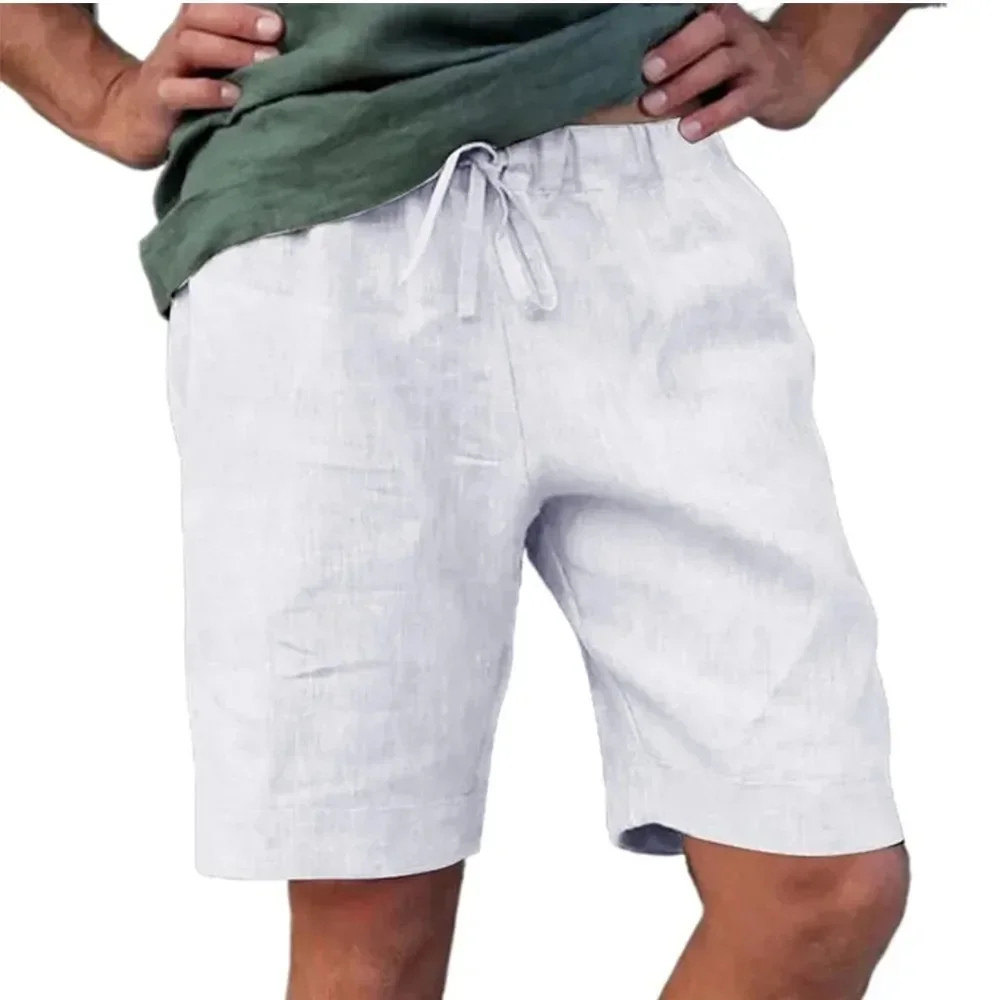 

Поп-летние повседневные однотонные мужские шорты с карманами на шнурке, короткие брюки, свободные прямые уличные шорты для бега на открытом воздухе