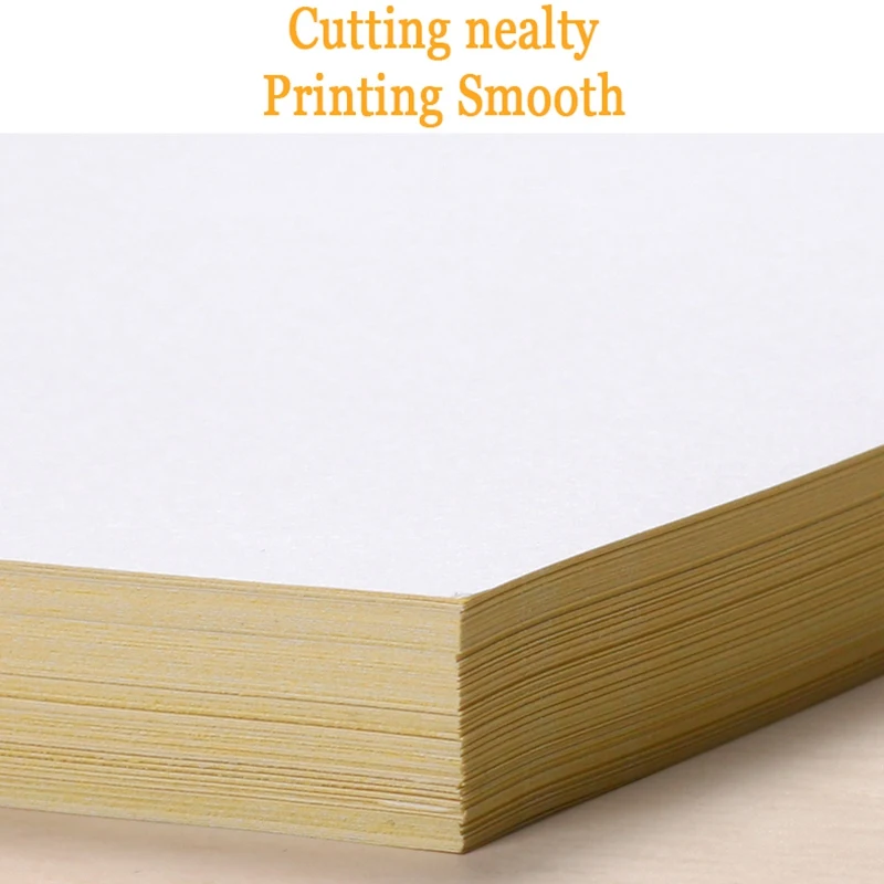 Hot TTKK 50 Sheets A4 White Self Adhesive Waterproof Sticker Label Surface Paper For Lazer Inkjet Printer Copier