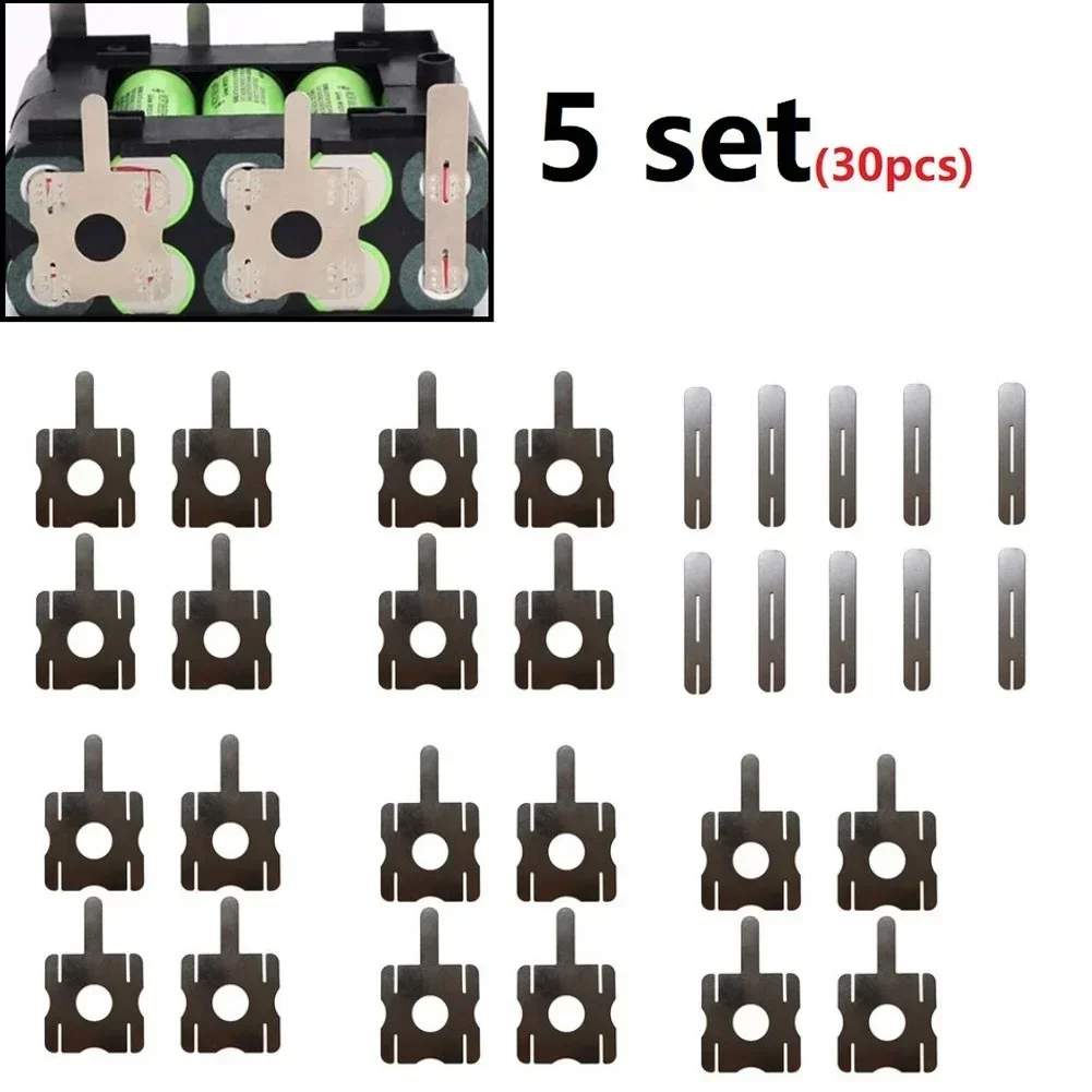 

5 Set Spot Welding Nickel Plat Battery Plating Nickle Sheet Welding Plates for Makita Battery Pack Spot Welding Nickel Plated