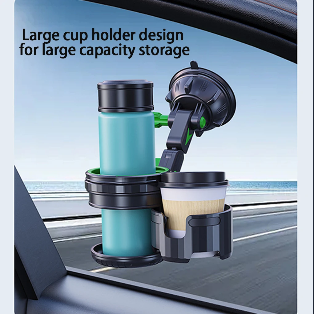 

Adjustable Angle And Height Cup Holder Customize Beverage Storage Widely Used Cup Holder PVC Base short grey