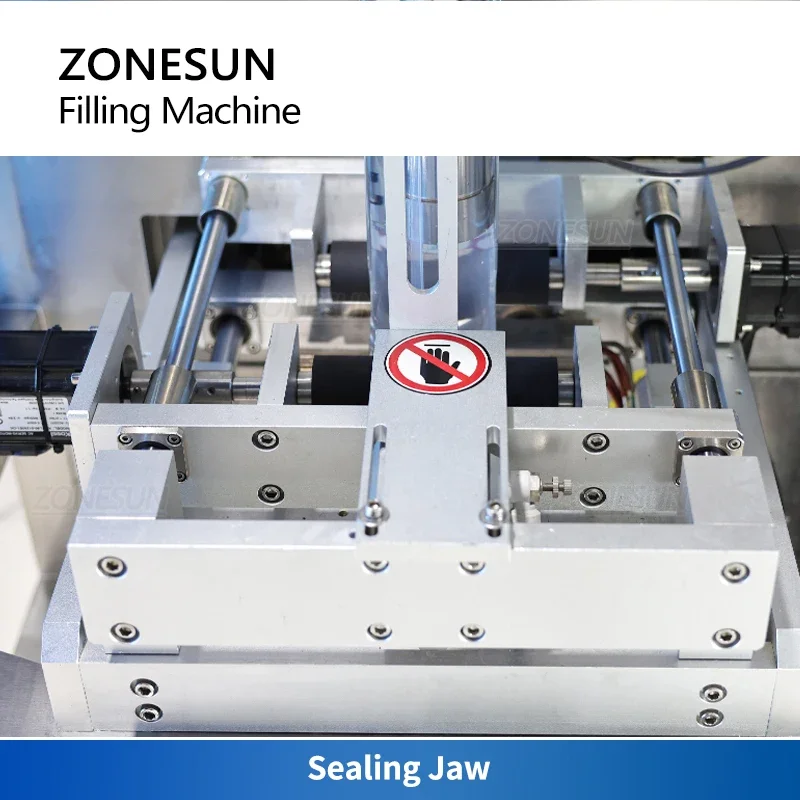 ZONESUN Liquid Packaging Machine Sachet Honey Chili Pasta Sauce Peanut Butter Packet Feeding Pump ZS-420GSY