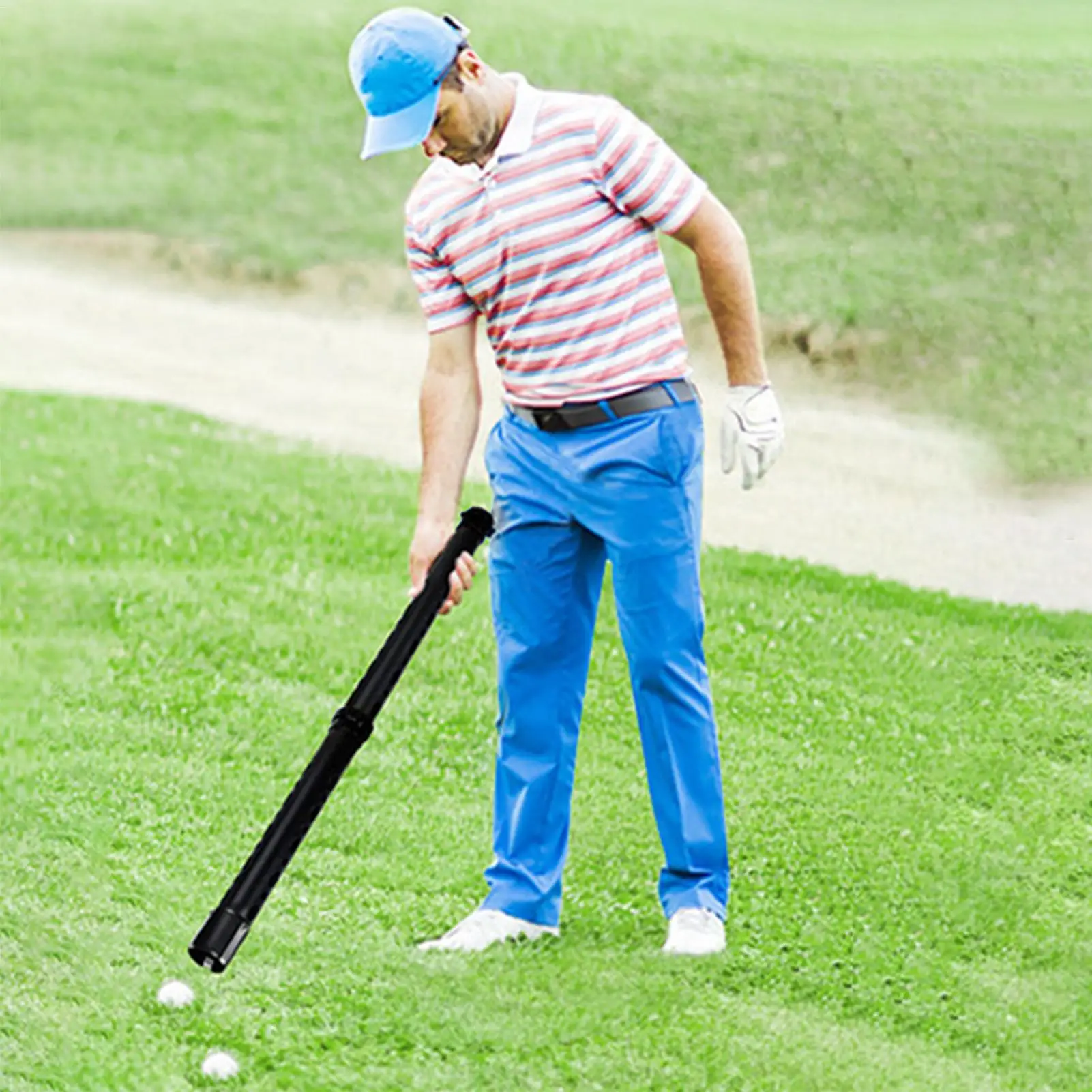 Golf Ball Retriever Tube Golf Pickup Carrier Accessories Ball Pick Up Retriever For Men Women Wife Family Friends Players view 2