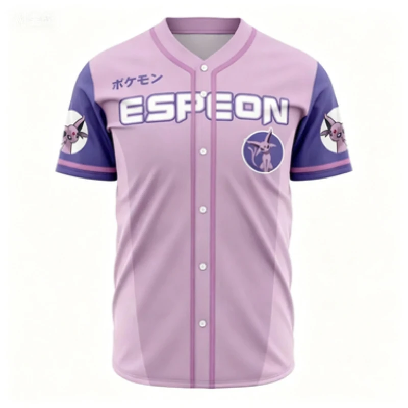 Collection d'uniformes de baseball anime tendance et originaux, thème IP classique et nostalgique, manches courtes respirantes pour l'été