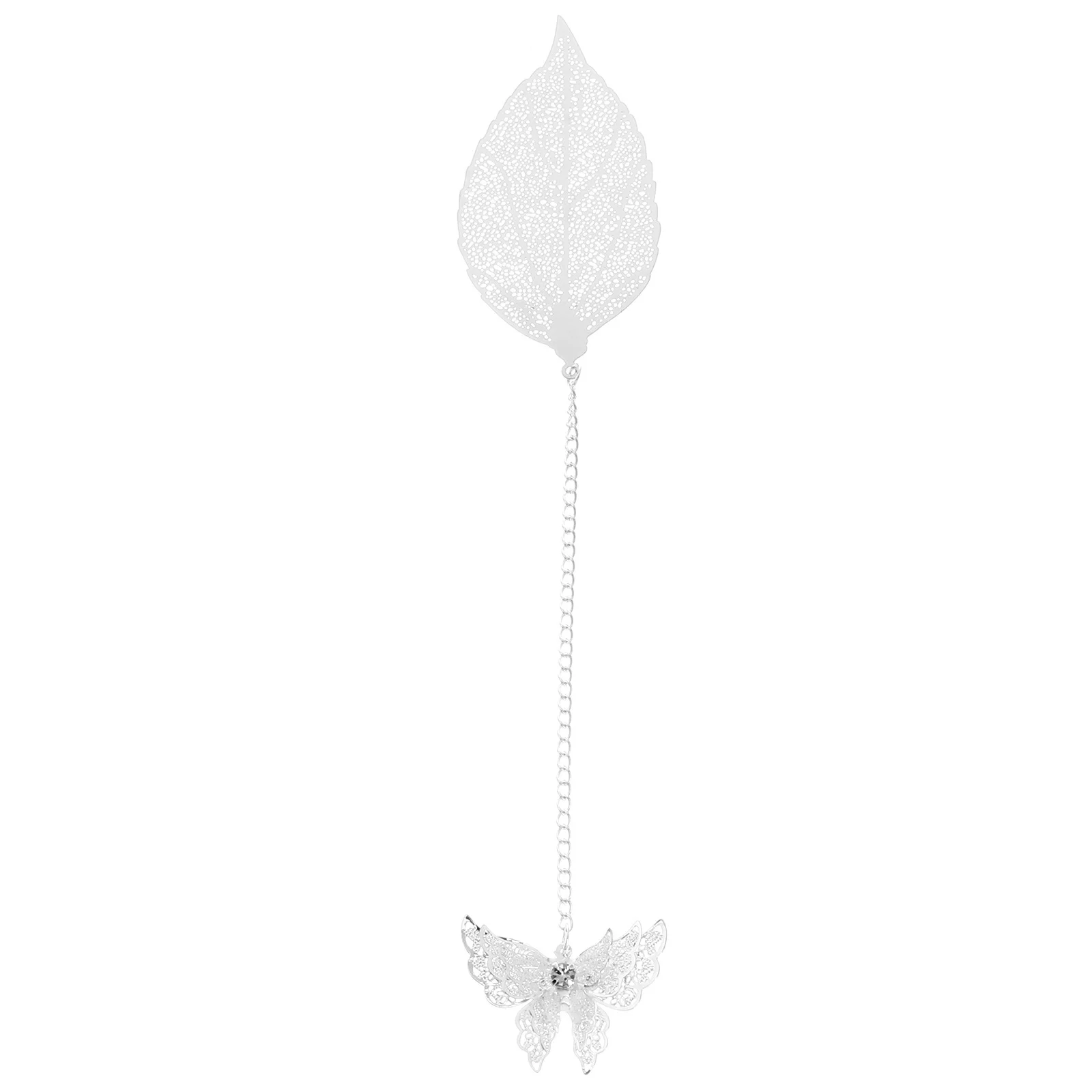 

Metal Bookmark Chinese Style Leaf Butterfly Shape Elegant Graduation Gift Creative Book Page Flag Metal Bookmark