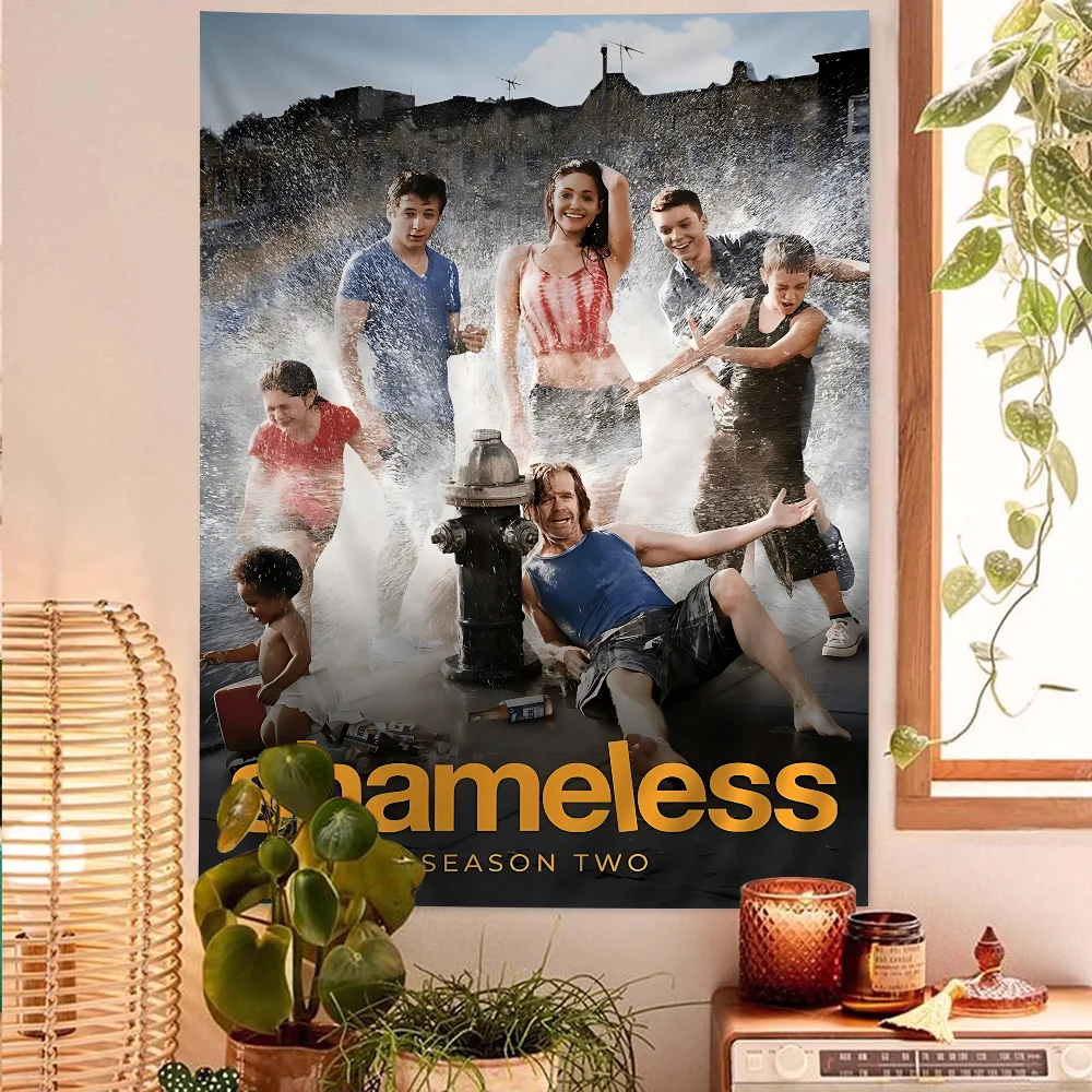 Tv Series Shameless Movie Classic Printed Large Wall Tapestry Indian Buddha Wall Decoration Witchcraft Hippie Wall Art Decor