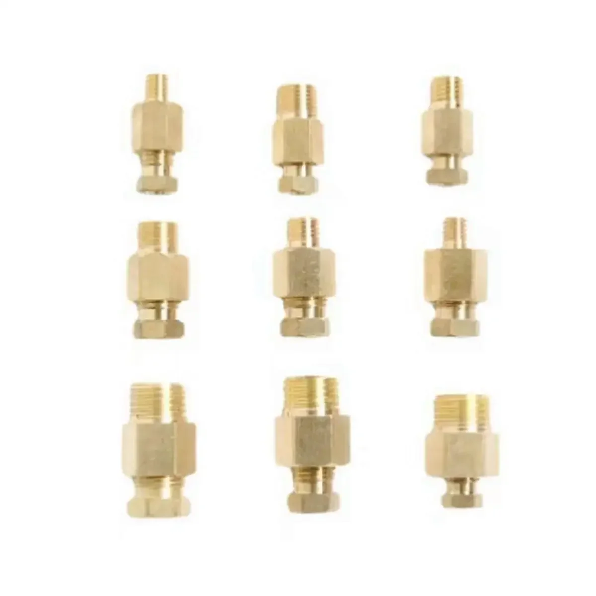 1/8 "1/4" BSPP Außengewinde x 8mm OD Rohr Messing Compression Stecker Fitting Adapter Rohr fitting Für lube Schläuche