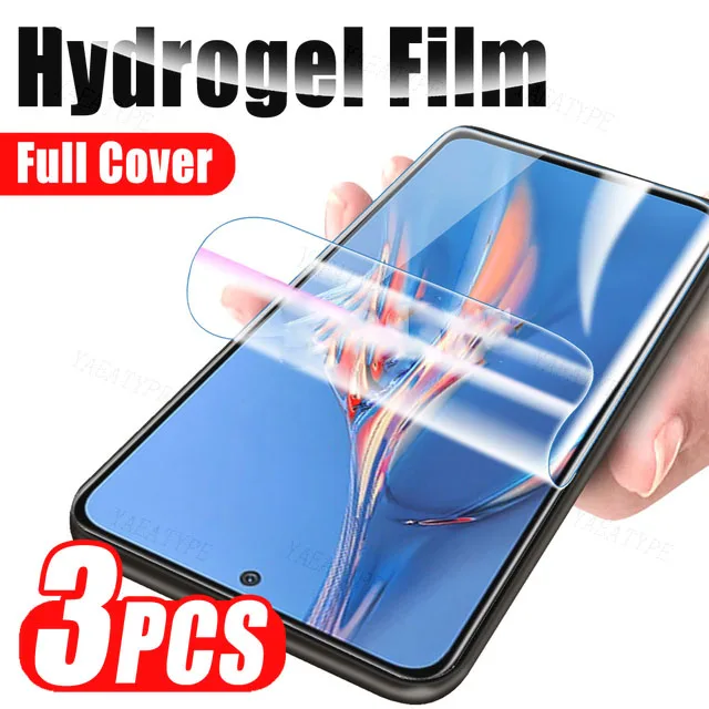 3PCS For Vivo IQOO Z8x Z8 Z7s Z7 Pro Hydrogel Film Screen Protector for IQOO Z8 IQOO Z8x Ptotection Protective Front Film