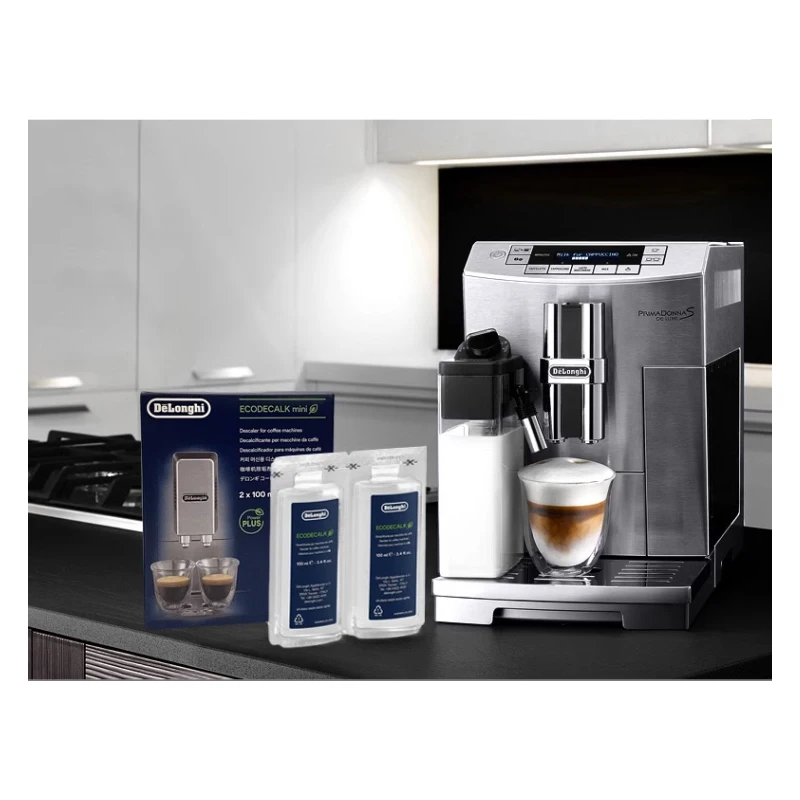 DELONGHI ECODECALK MINI 100ML DESCALER FOR COFFEE MACHINES Single pack and 2-pack