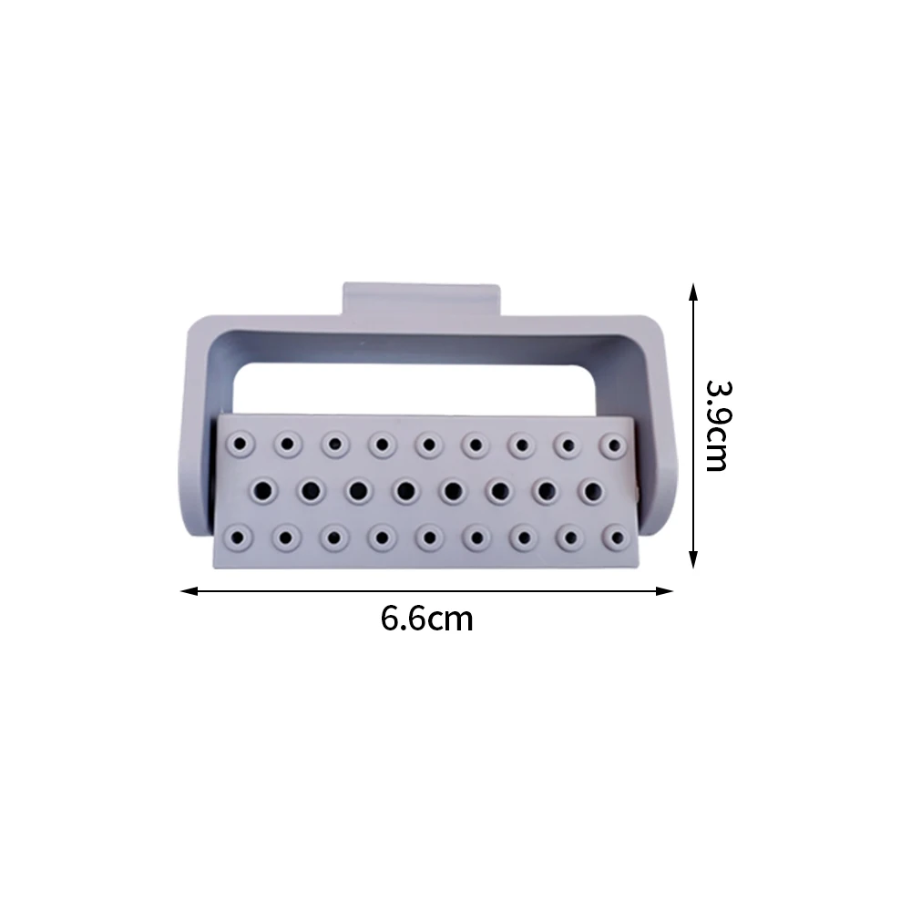 26 Holes Dental Burs Holder Block Box Endodontic Files Drill Stand Endo Tray Sterilizer Disinfection Case Dentistry Instruments