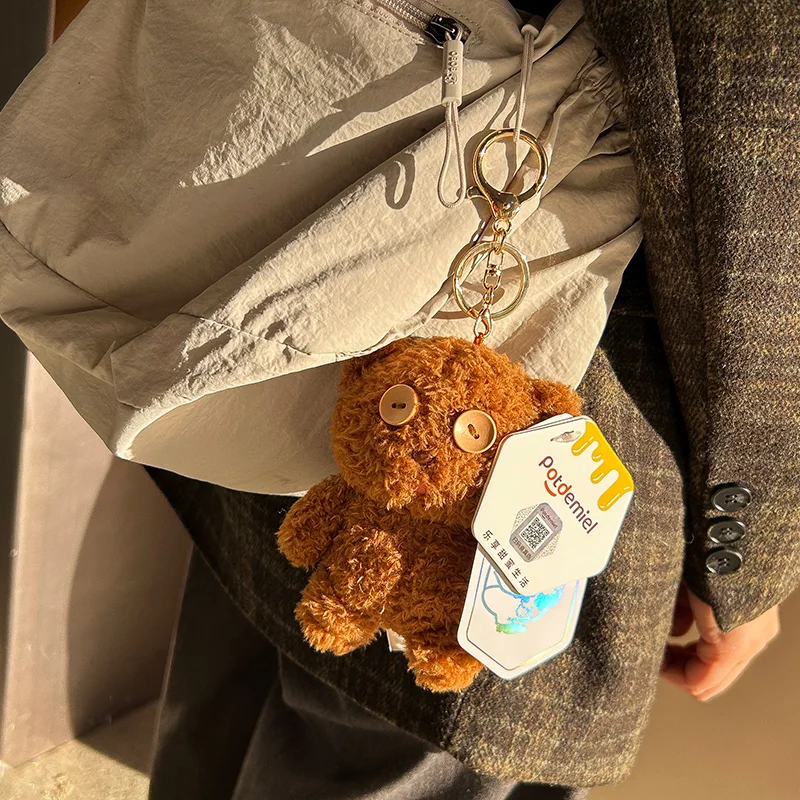 تيم الأصلي العميل تيدي بوبز تيدي بير Kawaii أفخم قلادة المفاتيح حقيبة المنزل ديكور دمية دب وسادة هدايا أعياد ميلاد للأطفال #3