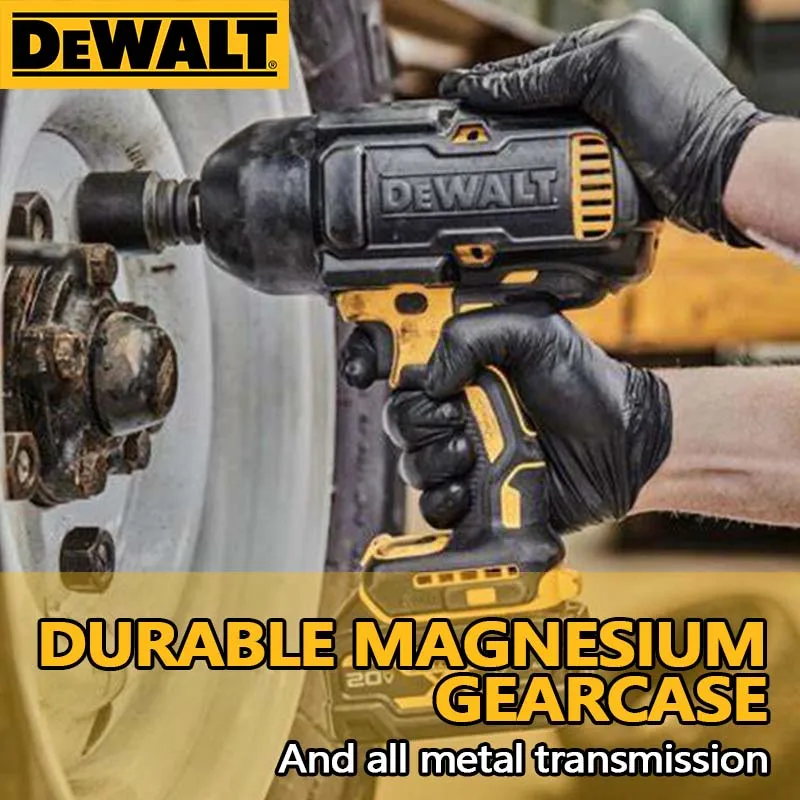 DEWALT 브러시리스 하이 토크 임팩트 렌치, 20V 전기 윈드건, 리튬 전기 렌치, DCF900