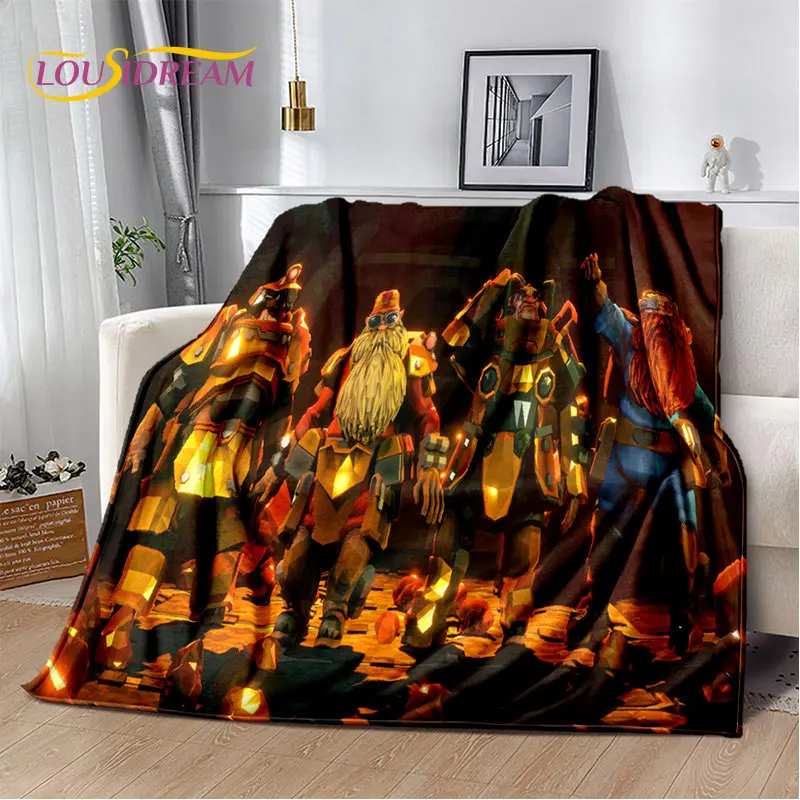 DRG Deep Rock Galactic Game Gamer Soft Plush Blanket,Flannel Blanket Throw Blanket for Living Room Bedroom Bed Sofa Picnic Cover