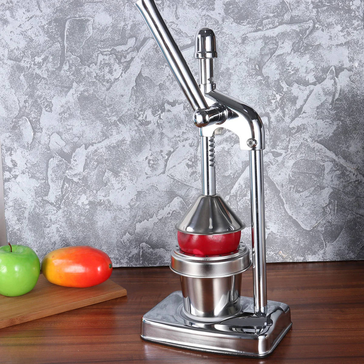 

Manual Citrus Juicer Press Stainless Steel Squeezer For Orange Lemon Lime Grapefruit Pomegranate Juice Extractor No