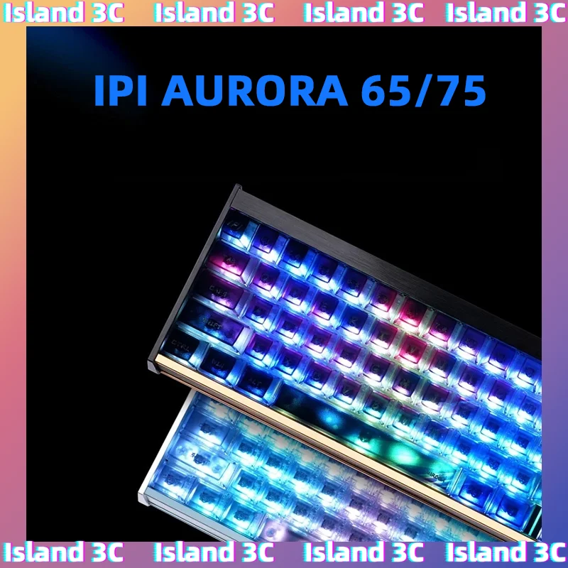 

IPI AURORA 65 75 Customized Aluminum Alloy Magnetic 8K Gaming Esport Mechanical Keyboard Hot Swap RGB Light Gift PC Accessories