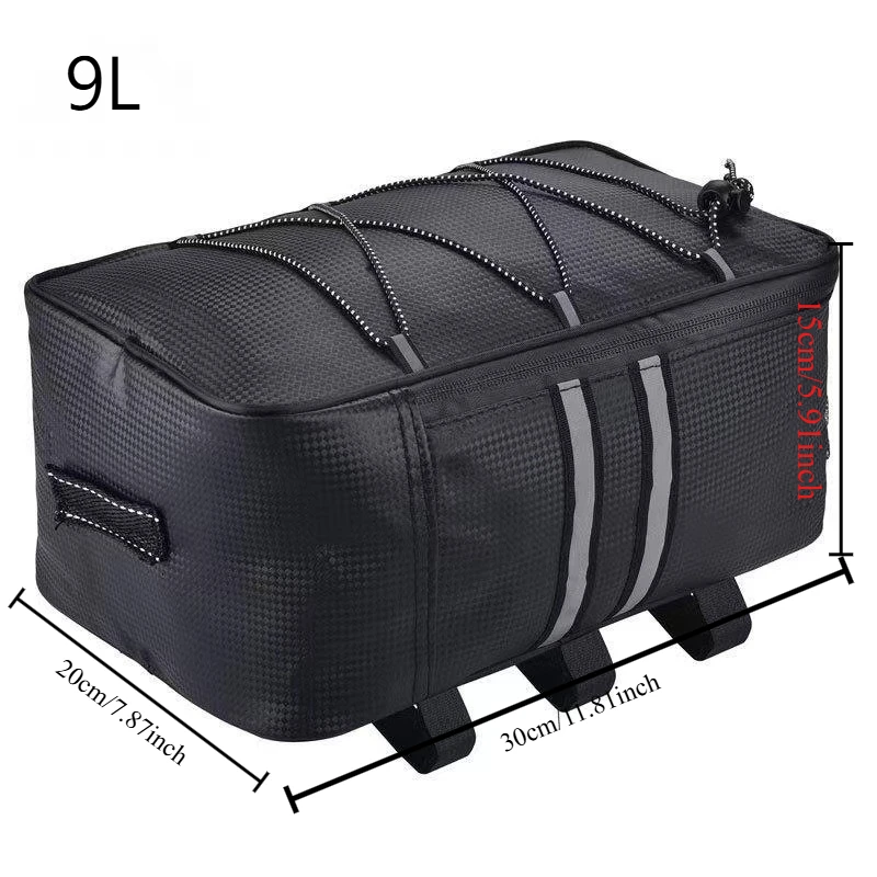 

Bicycle Piggyback Bag Storage Box Bicycle Rear Shelf Pannier Bags Waterproof Riding Supplies Equipment