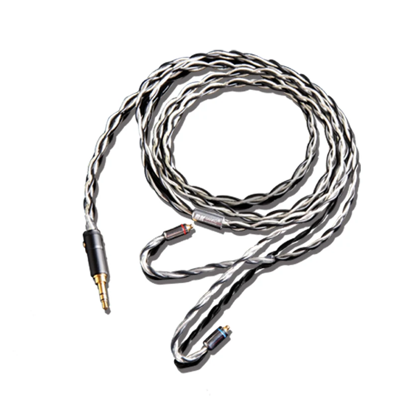 

RHA-70 Single Crystal Copper Silver Plated Mmcx Interface 078 Pin Headphone Upgrade Cable