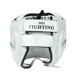 Beam closed full protection Sanda helmet Boxing fighting head guard Adult boxing head cover Karate Taekwondo helmet