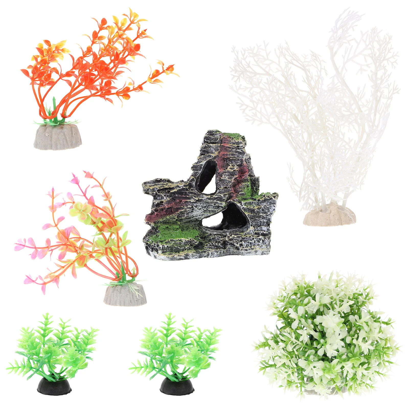 

1 Set Aquarium Artificial Plants Fish Tank Fake Water Grass Ornaments Decoration Natural Lifelike Fish Tank Supply Decorative
