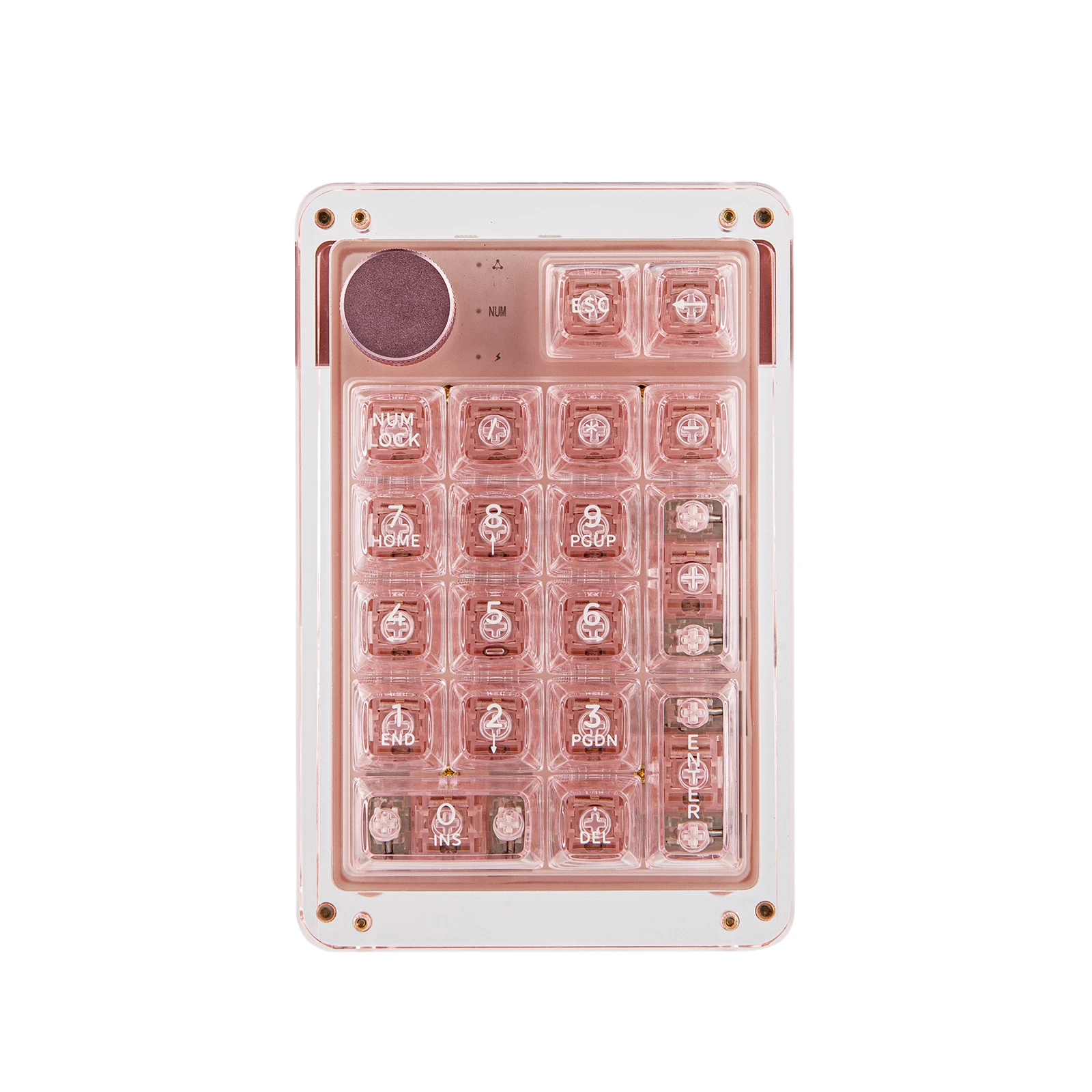 

KiiBOOM Phantom 21 Hot-swappable 21 Keys Bluetooth 5.0 Wired & Wireless Mechanical Keypad South-facing RGB LEDs
