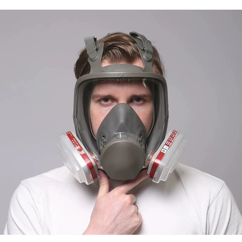

Special biochemical dustproof full face anti-fog protective mask to hit