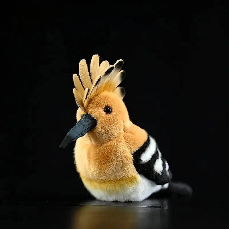 Lifelike Hoopoe Upupa Epops Brown Fat Bird Emulational Animal Small Doll Soft Stuffed Plush Toy Girl Boy Birthday Christmas Gift