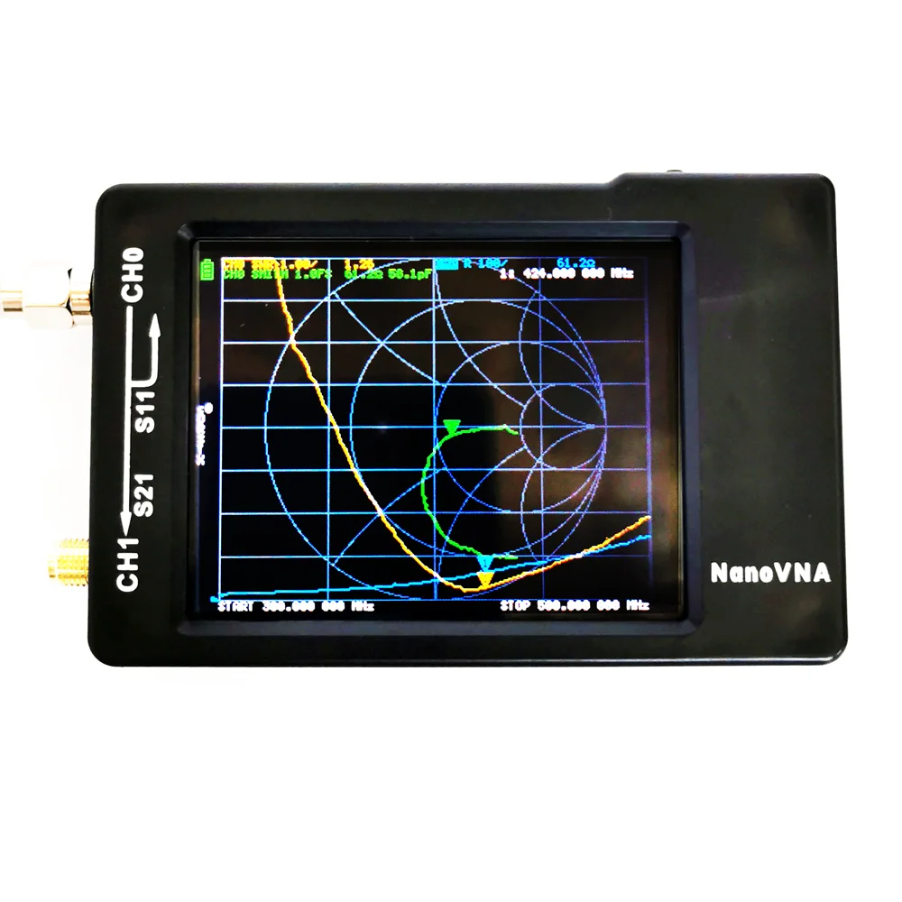 NanoVNA-H HF VHF UHF UV Vector Network Analyzer Antenna Analyzer 2.8