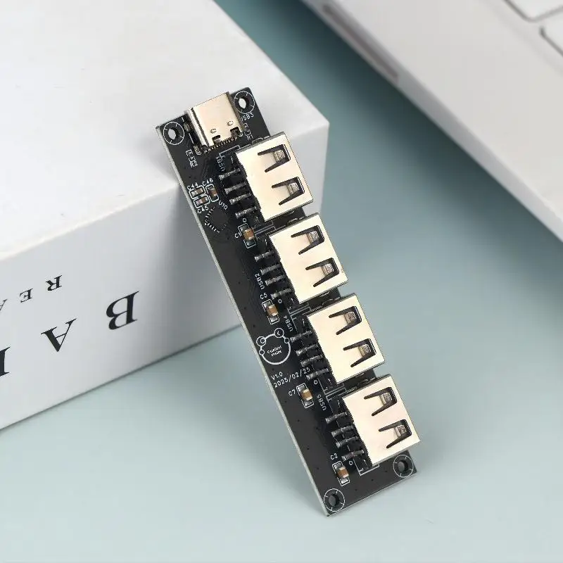 CH334 USB 2.0 HUB 4 Port USB Expander MTT Multi Transaction Translator USB Splitter Module For DIY Electronics