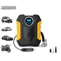 Portable Automobile Air Compressor Digital Tire Inflation Pump LED Lamp Tire Compression Pump Compressor For Car Motorcy