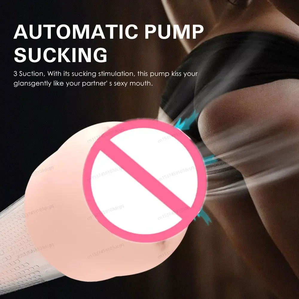 Series Automatic Smart Pump Replacement Sleeve Male Silicone Masturbation Sleeve – 5 Inch Adult Male Masturbator Sex Toy