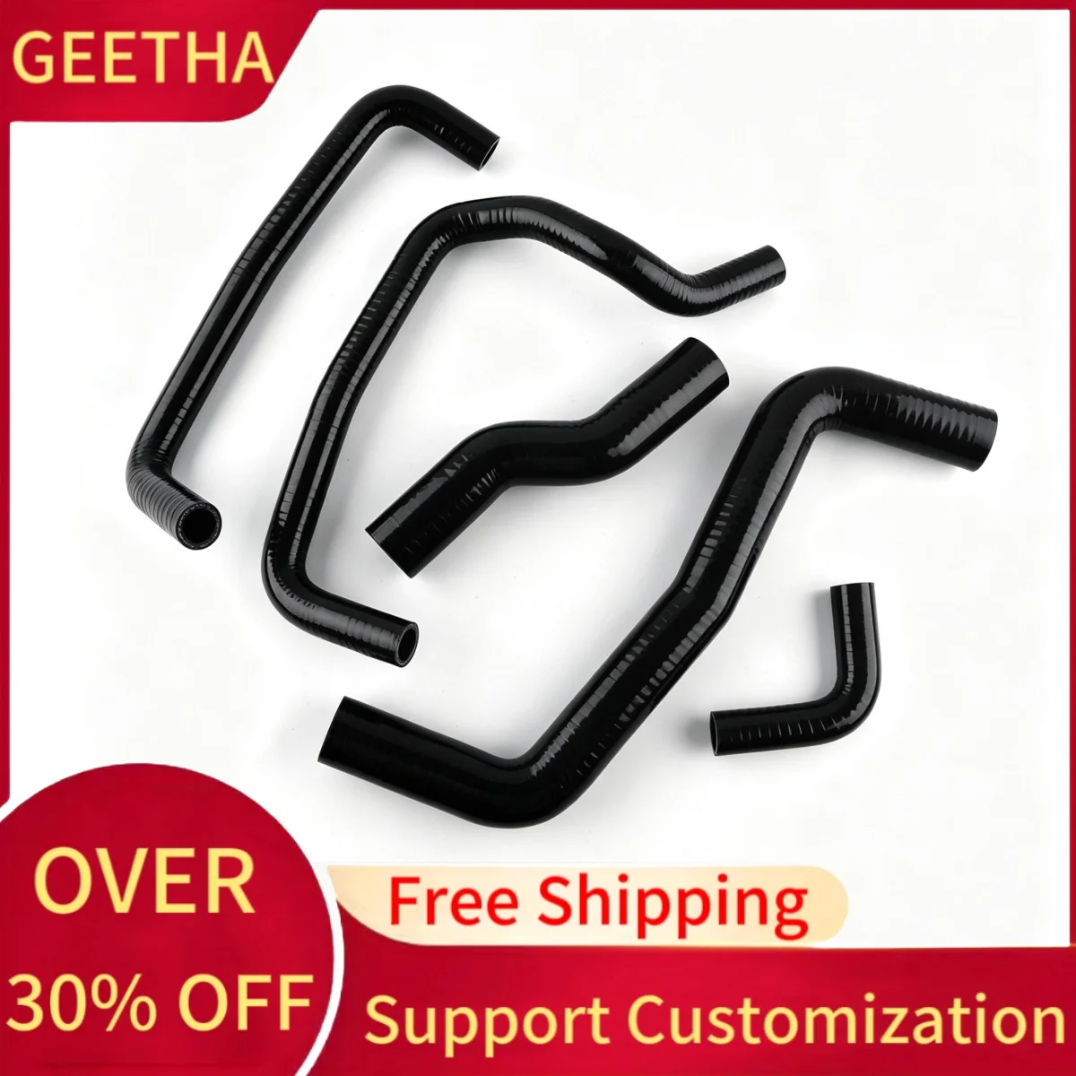 Silicone Radiator Hose For Toyota Corolla LEVIN AE111 AE101G 4A-GE 1995-2000 1996 1997 1998 1999 - view 4