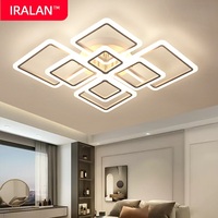 Simple Square Ceiling Pendant Lamp Modern Acrylic Ceiling Chandelier Home Decoration Lustre Lighting Dining Table Light