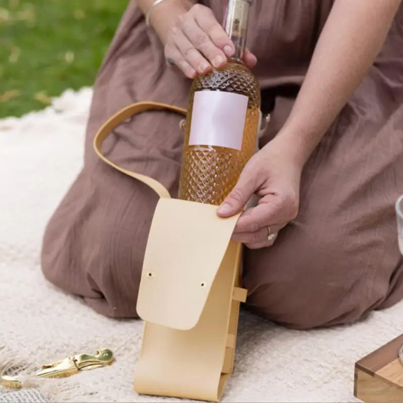 

Wine Gift Bag Reusable Wine Tote Carrier Champagne Beer Gift Bags Carrier for Birthday Bridal Handle Liquor Bottle Carrier Carry