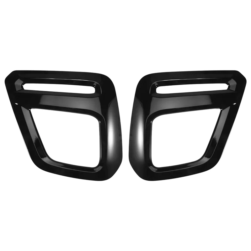 

A82E-Front Fog Lamp Cover Trim For Subaru Forester Sport/Touring/E-BOXER/IS/SK 2019-2021 Black Car Foglight Trims Stickers
