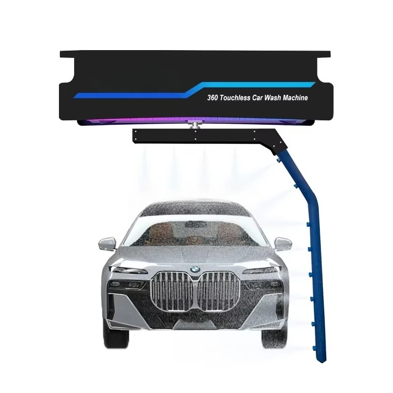 نظام ماكينة غسيل السيارات الأوتوماتيكية 360 درجة، خدمة ذاتية أوتوماتيكية بالكامل، ماكينة غسيل أوتوماتيكية للعملات المعدنية
