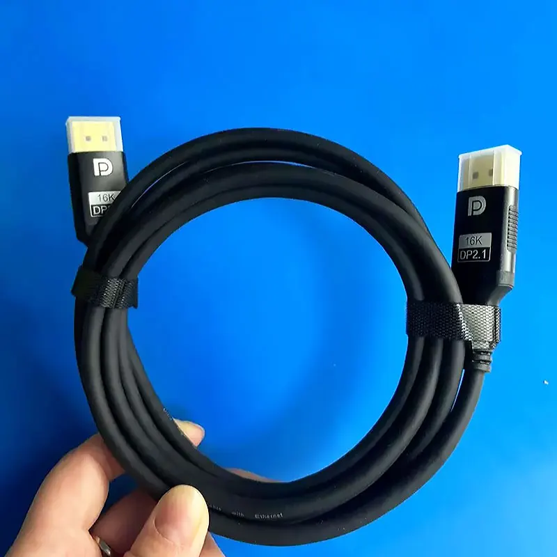 كابل 16K DP 8K @ 120 هرتز/60 هرتز 4K @ 240 هرتز 80 جيجابت في الثانية Displayport 2.1 HDR كابل صوت فيديو لأجهزة الكمبيوتر المحمول Xbox Projector شاشة الألعاب