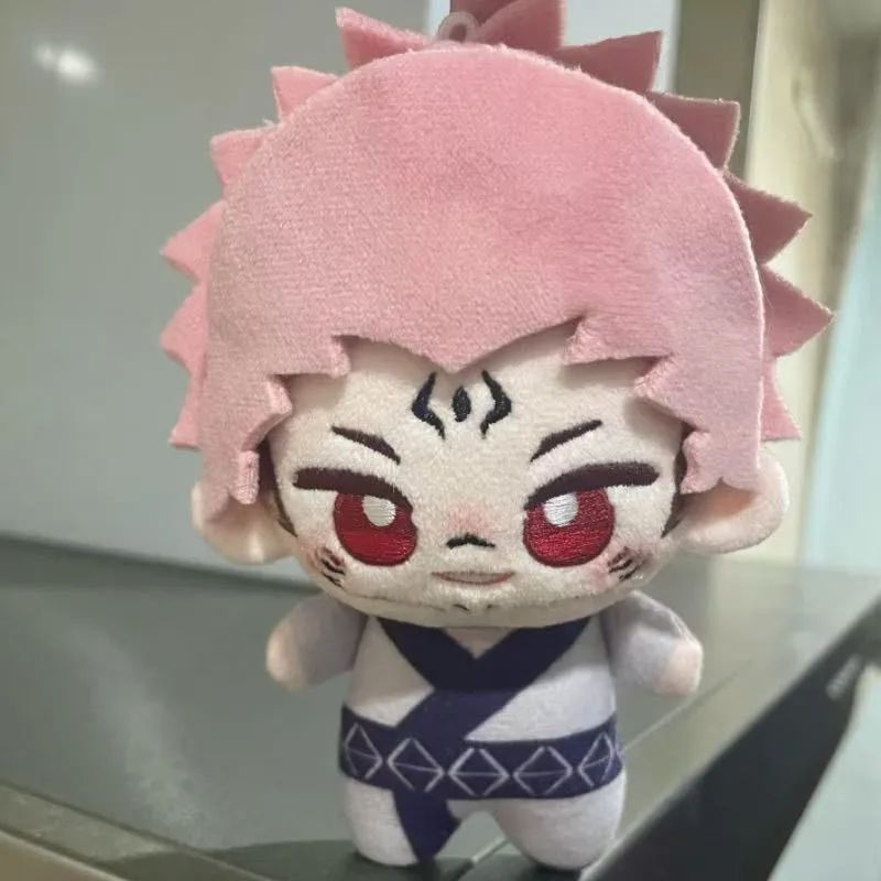 애니메이션 코스프레 료멘스 스쿠나 소프트 사랑스러운 10cm 프린트 바디 배낭 펜던트 봉제 키체인 선물