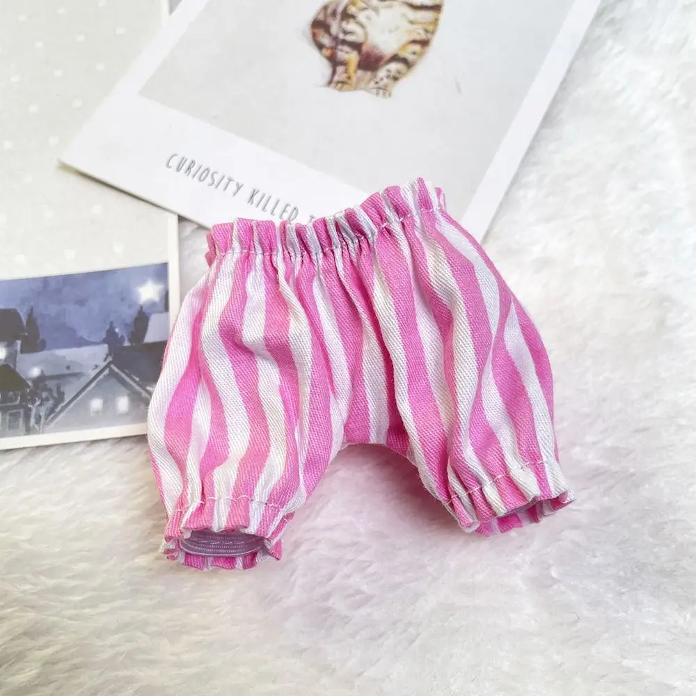 Cute 15cm Pumpkin Pants Handmade Stripe Doll Shorts Colorful Wave Point Lantern Pants Bjd Doll