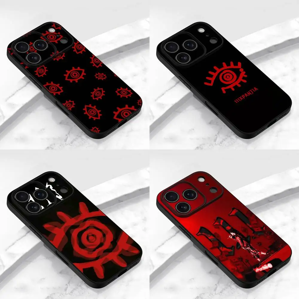 

F-Fuerza Regida 111xpantia Phone Case For iPhone 17,16,15,14,13,12,11,Pro,Max,Plus,E,Air,Mini Protective Black Cover