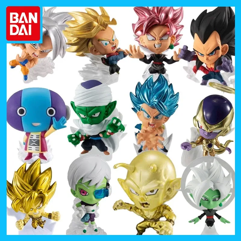 

Bandai Original Dragon Ball Candy Toy Super Warrior Small Doll Series 1/2/3/Son Goku Action Figure Toys for Boys Girls Kids Gift