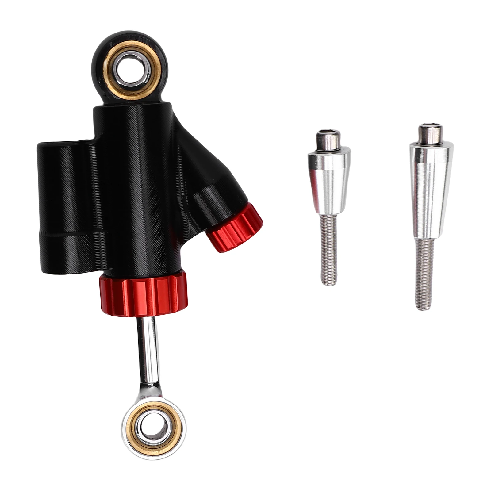 

Motorcycle Steering Damper Stabilizer Adjustable 6061 Aviation Aluminum Alloy Universal for Safety Control