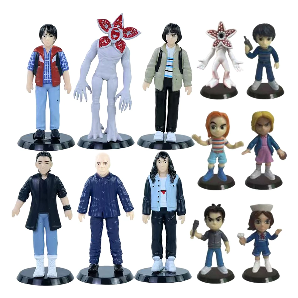 Figuras de Acción de Stranger Things, Planta Carnívora de Steve, 6/12 Piezas, Decoración de Escritorio, Modelo de Juguete, Adornos, Muñeca, Regalo de Navidad