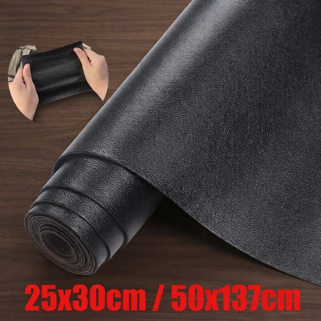 Selbstklebendes Leder-Reparaturband für Sofa, Möbel, Autositz, Bürostuhl, DIY, manuelles Zuschneiden, echtes Leder, flexibel